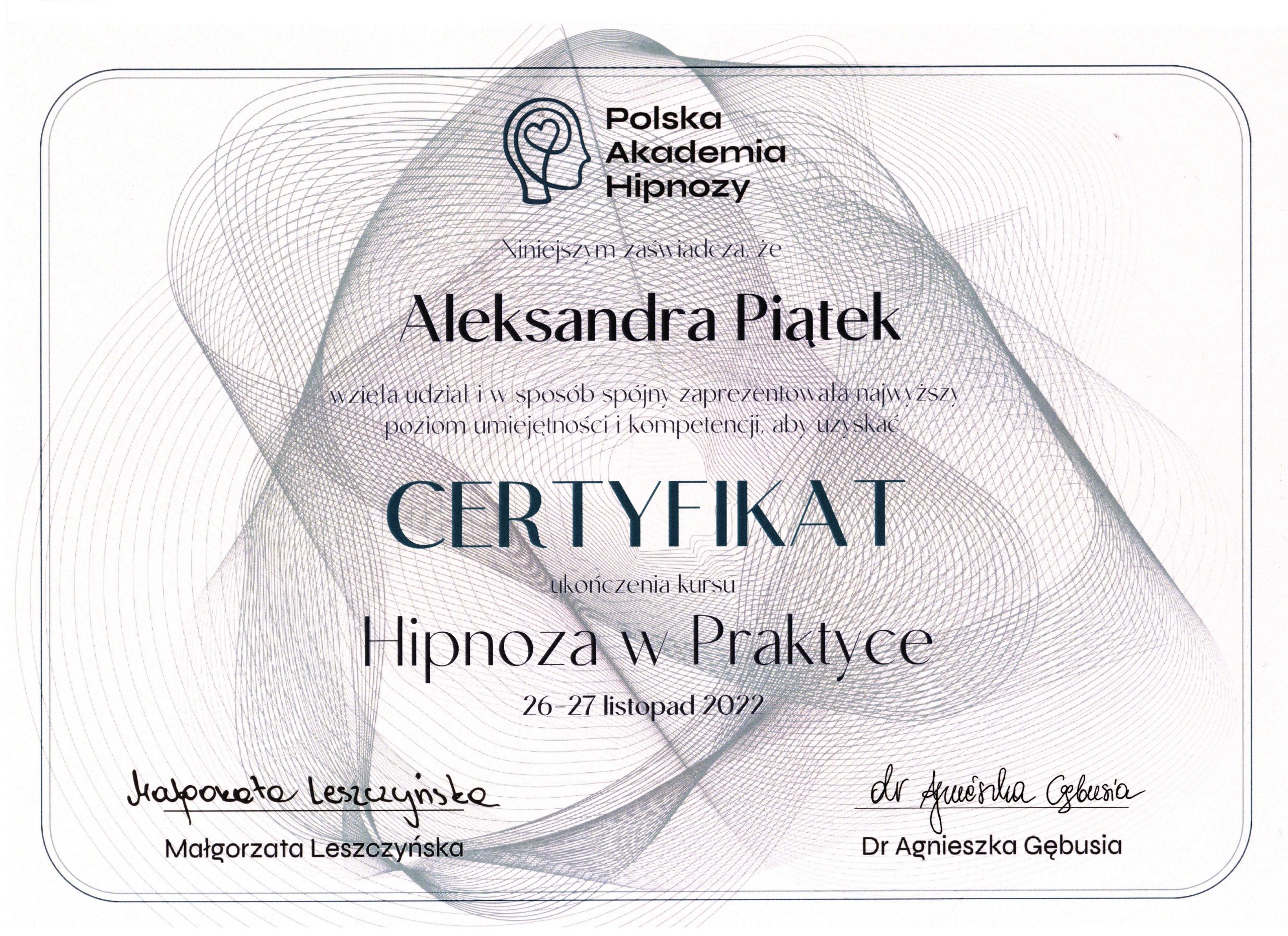 Hipnoza w Praktyce